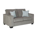 Ashley Altari Loveseat in Light Gray-Washburn's Home Furnishings