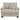 Ashley Asanti Chair And A Half in Fog-Washburn's Home Furnishings
