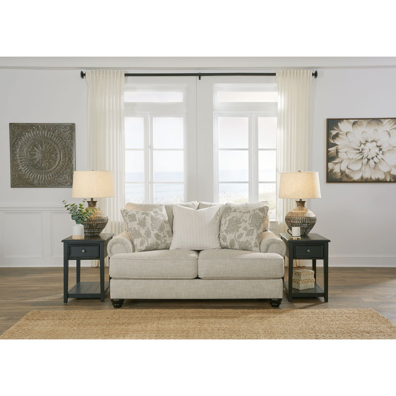 Ashley Asanti Loveseat in Fog-Washburn's Home Furnishings