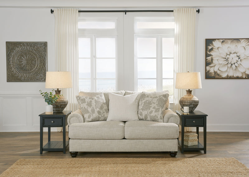 Ashley Asanti Loveseat in Fog-Washburn's Home Furnishings