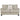 Ashley Asanti Loveseat in Fog-Washburn's Home Furnishings