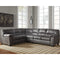 Bladen - Slate - Left Arm Facing Sofa 3 Pc Sectional-Washburn's Home Furnishings