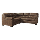 Ashley Bladen Right Sofa, Left Loveseat 2 Piece Sectional in Coffee-Washburn's Home Furnishings