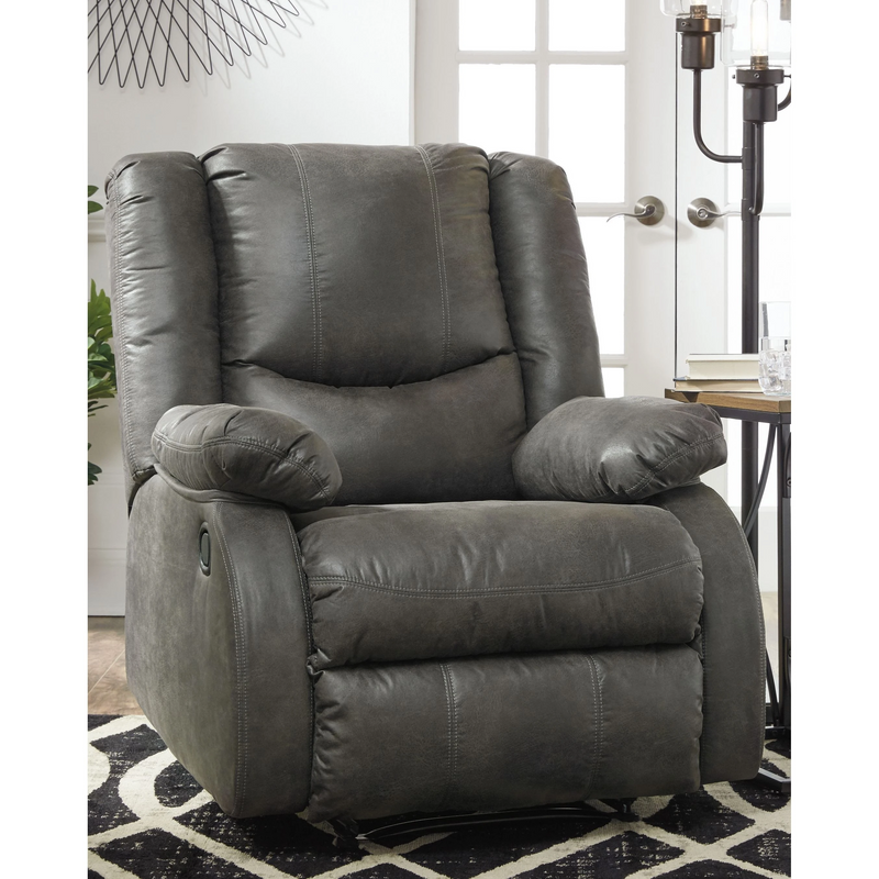 Ashley Bladewood Zero Wall Recliner in Slate-Washburn's Home Furnishings