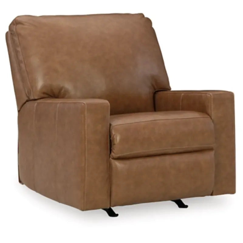 Ashley Bolsena Rocker Recliner in Caramel-Washburn's Home Furnishings