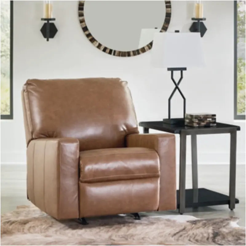 Ashley Bolsena Rocker Recliner in Caramel-Washburn's Home Furnishings