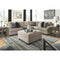 Bovarian - Stone - Left Arm Facing Loveseat 3 Pc Sectional-Washburn's Home Furnishings