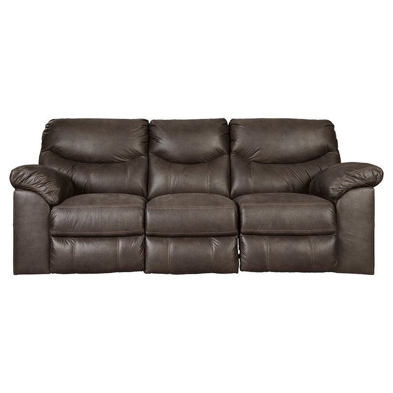 Ashley Boxberg Reclining Sofa in Dark Brown-Washburn's Home Furnishings