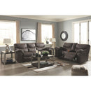 Ashley Boxberg Reclining Sofa in Dark Brown-Washburn's Home Furnishings