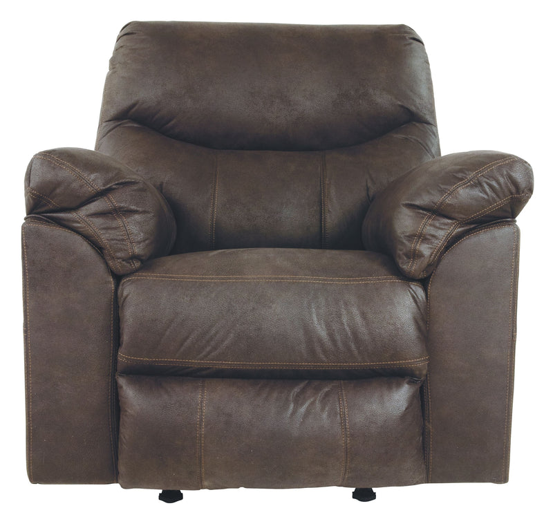 Ashley Boxberg Rocker Recliner in Dark Brown-Washburn's Home Furnishings