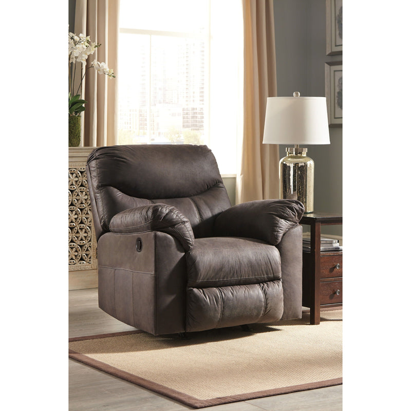 Boxberg - Teak - Rocker Recliner-Washburn's Home Furnishings