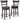 Caitbrook Counter Height Swivel Bar Stool with Contoured Backrest — D388-224 — view 3