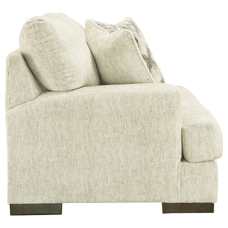 Caretti - Parchment - Loveseat-Washburn's Home Furnishings