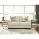 Ashley Caretti Loveseat in Parchment-Washburn's Home Furnishings