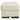Ashley Caretti Ottoman in Parchment-Washburn's Home Furnishings