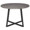 Ashley Centiar Round Dining Room Table in Black / Gray-Washburn's Home Furnishings