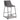 Centiar Counter Height Bar Stool with Upholstered Bucket Seat — D372-824 — view 3