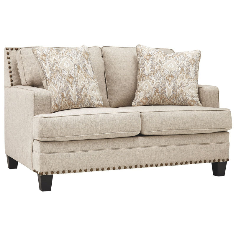 Claredon - Pearl Silver - Loveseat-Washburn's Home Furnishings