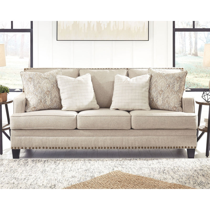 Claredon - Linen - Sofa-Washburn's Home Furnishings