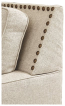 Ashley Claredon Sofa in Linen-Washburn's Home Furnishings