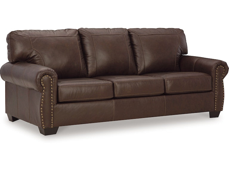 Ashley Colleton sofa in dark brown-Washburn's Home Furnishings