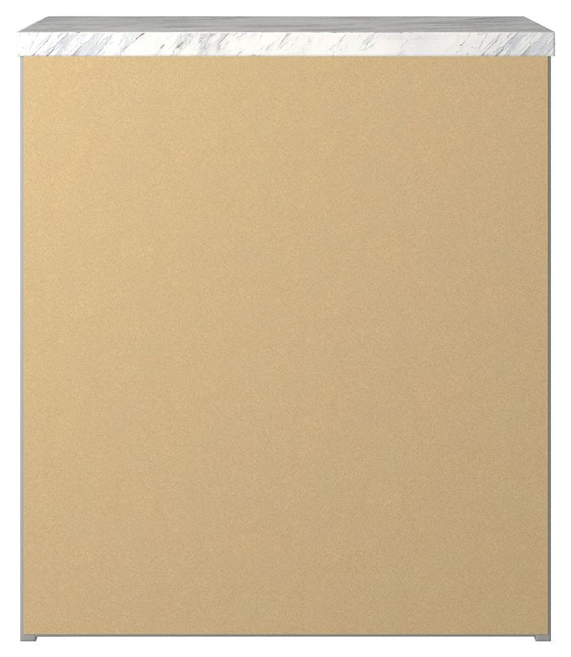 Cottonburg - Light Gray/white - Two Drawer Night Stand-Washburn's Home Furnishings