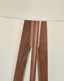 Ashley Dallson Wood Floor Lamp in Brown-Washburn's Home Furnishings