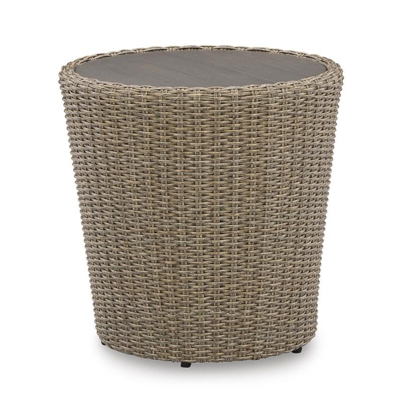 Ashley Danson Outdoor End Table-Washburn's Home Furnishings