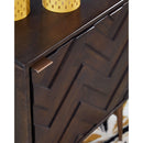 Ashley Dorvale Accent Cabinet in Dark Brown-Washburn's Home Furnishings