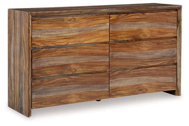 Ashley Dressonni Dresser in brown-Washburn's Home Furnishings