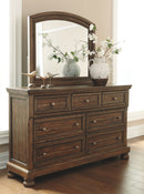 Ashley Flynnter Dresser in Medium Brown-Washburn's Home Furnishings