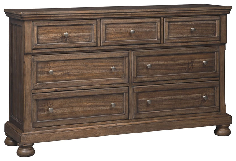 Ashley Flynnter Dresser in Medium Brown-Washburn's Home Furnishings