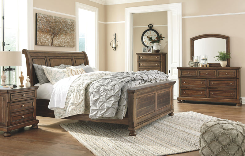 Ashley Flynnter Dresser in Medium Brown-Washburn's Home Furnishings