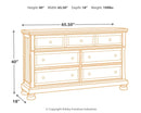 Ashley Flynnter Dresser in Medium Brown-Washburn's Home Furnishings