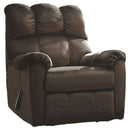 Ashley Foxfield Rocker Recliner in Chocolate-Washburn's Home Furnishings