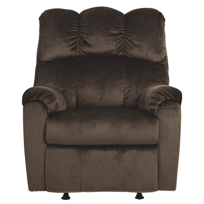 Ashley Foxfield Rocker Recliner in Chocolate-Washburn's Home Furnishings