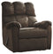 Ashley Foxfield Rocker Recliner in Chocolate-Washburn's Home Furnishings