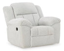 Ashley Frohn Rocker Recliner in Snow-Washburn's Home Furnishings