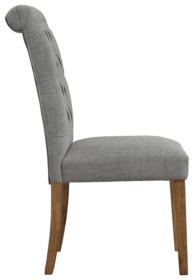 Harvina - Gray - Dining Uph Side Chair (2/cn)-Washburn's Home Furnishings