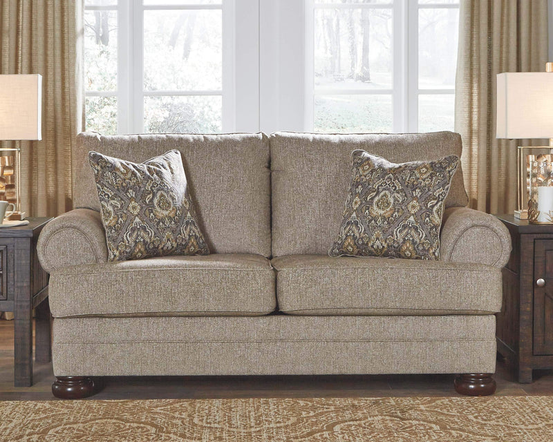 Ashley Kananwood Loveseat in Oatmeal-Washburn's Home Furnishings