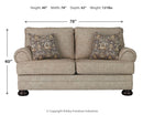 Ashley Kananwood Loveseat in Oatmeal-Washburn's Home Furnishings