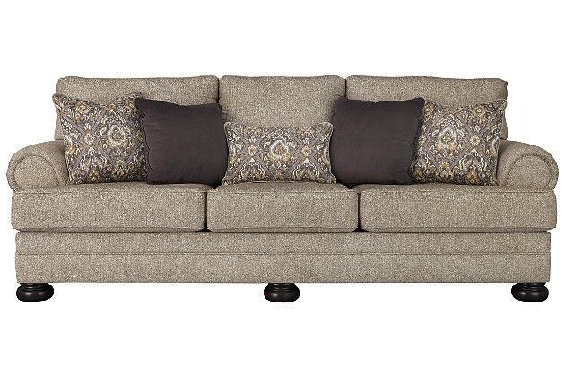 Ashley Kananwood Sofa in Oatmeal-Washburn's Home Furnishings