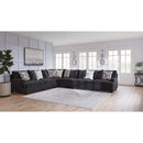 Lavernett - Charcoal - Left Arm Facing Sofa 4 Pc Sectional-Washburn's Home Furnishings