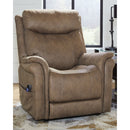 Ashley Lorreze Power Lift Recliner in Driftwood-Washburn's Home Furnishings