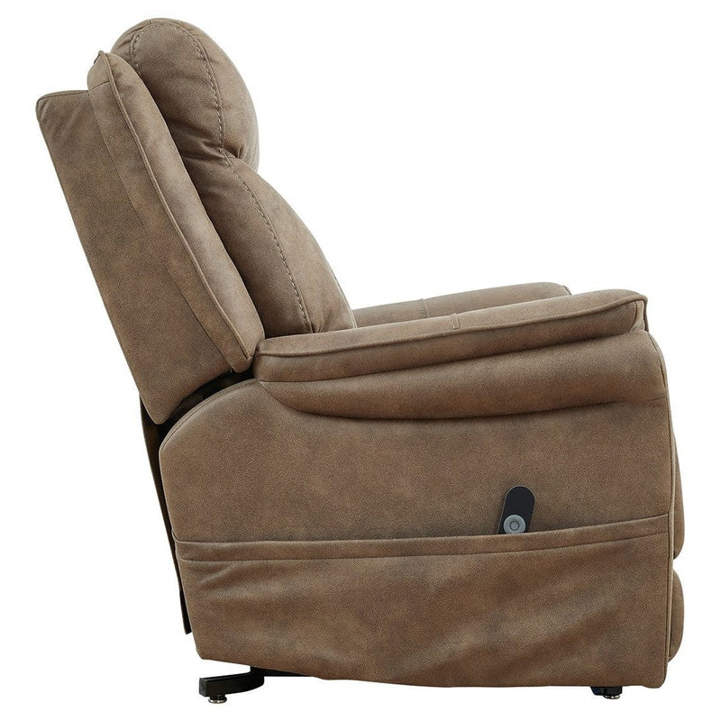 Ashley Lorreze Power Lift Recliner in Driftwood-Washburn's Home Furnishings