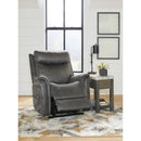 Ashley Lorreze Power Lift Recliner in Steel-Washburn's Home Furnishings