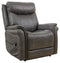 Ashley Lorreze Power Lift Recliner in Steel-Washburn's Home Furnishings