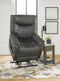 Ashley Lorreze Power Lift Recliner in Steel-Washburn's Home Furnishings