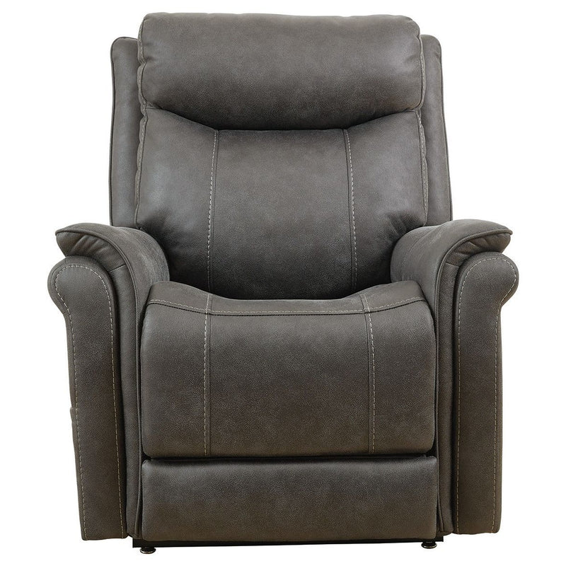 Ashley Lorreze Power Lift Recliner in Steel-Washburn's Home Furnishings