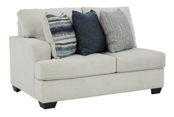 Ashley Lowder Laf Loveseat in Stone-Washburn's Home Furnishings